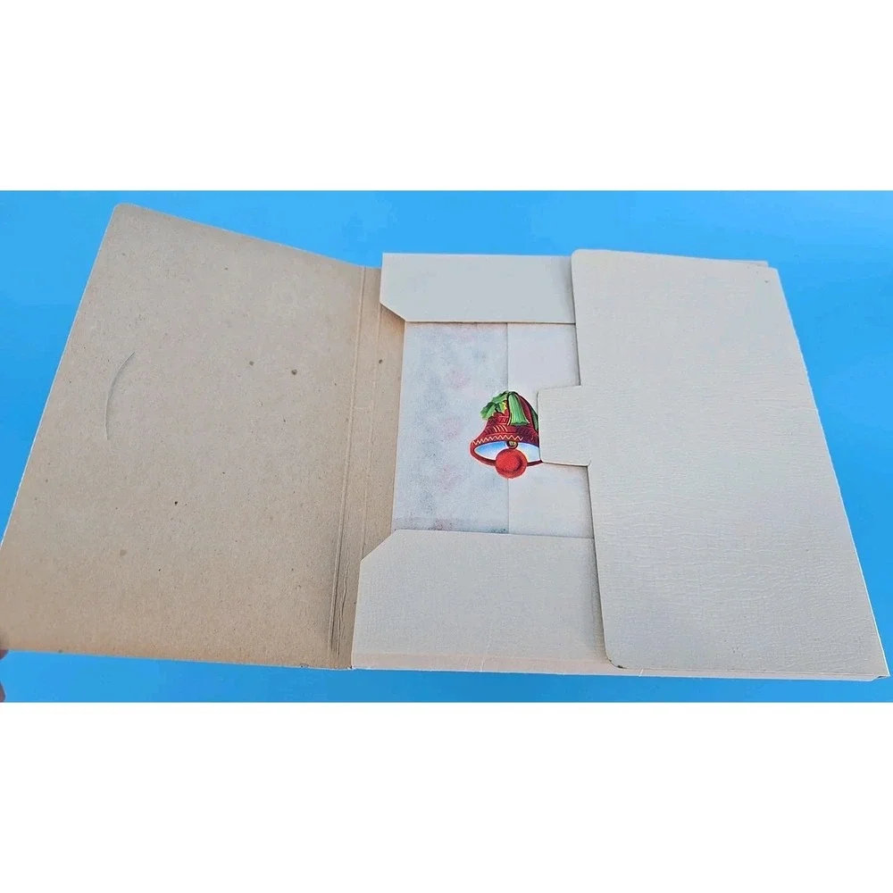 Vtg Capwell's Christmas DOILIE Set 1950 - 1959 Made in Switzerland W/‎ Box HL2
